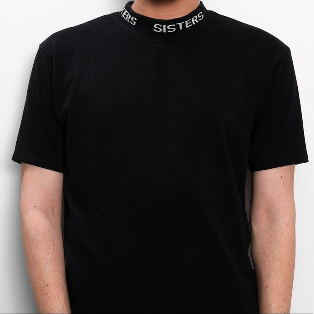 Sisters apparel unisex black tee